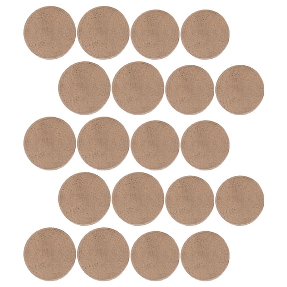 Luxshiny 20pcs Pool Cue Screw on Tips Brown for Professional Grade Control Ball