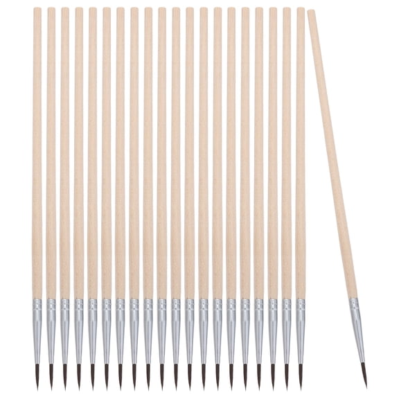 Luxshiny 24Pcs Lightweight Gardening Pollinator Brush for Fruit Trees and Vegetables