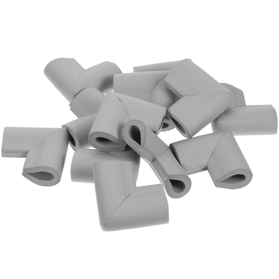Luxshiny 24Pcs Grey Nbr Packaging Edge Protectors for Safe Transport of Delicate Picture Frames