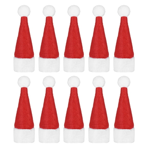 Luxshiny 24Pcs Mini Top Hats Hat Decorations Nonwoven Fabric Reusable Store Decor
