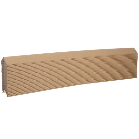 LITINKIMI 24Pcs Khaki Cardboard Corner Protectors for Home Use with Impact Resistance