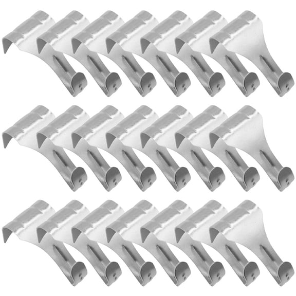 Luxshiny 25Pcs Heavy Duty Metal Picture Molding Hooks Easy Install Picture Hanging Hardware Plated Silver