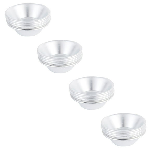 Luxshiny 25Pcs Multi-Function Baking Tart Mold with Stainless Steel Material for Home Use
