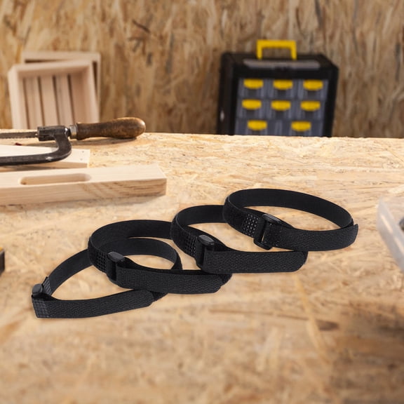 Luxshiny 25Pcs Reusable Nylon Adjustable Straps with Buckles for Outdoor Cargo Securing and Yoga Mat Storage