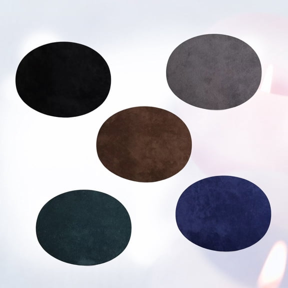 Luxshiny 25-Piece Suede Fabric Patchwork Sticker Set for Clothes Repair, Sewing, Crafts and Projects