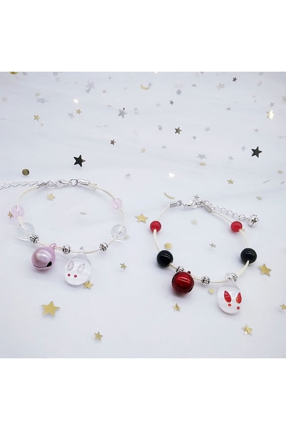 2PCS Message Bracelets for Couples Classic Fashionable Ceramic Decoration for Anniversary