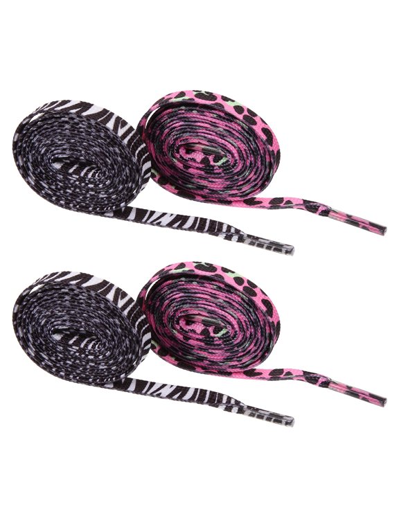 2 Pairs Wide Polyester Replacement for Sneakers, Outdoor and Casual Shoes Shoe Strings