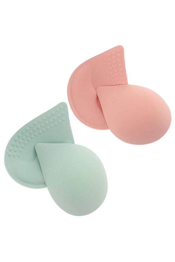 2 Pairs Removable Water Drop Bra Pad Inserts for Sports Bras, Bikinis, and Underwear Support