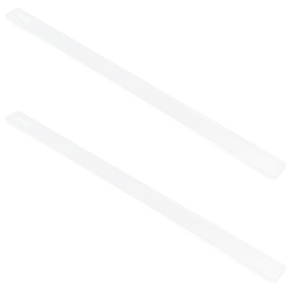 Luxshiny Set of 2 Acrylic Rolling Pin Guide Sticks for Even Dough Thickness and Precise Baking Results