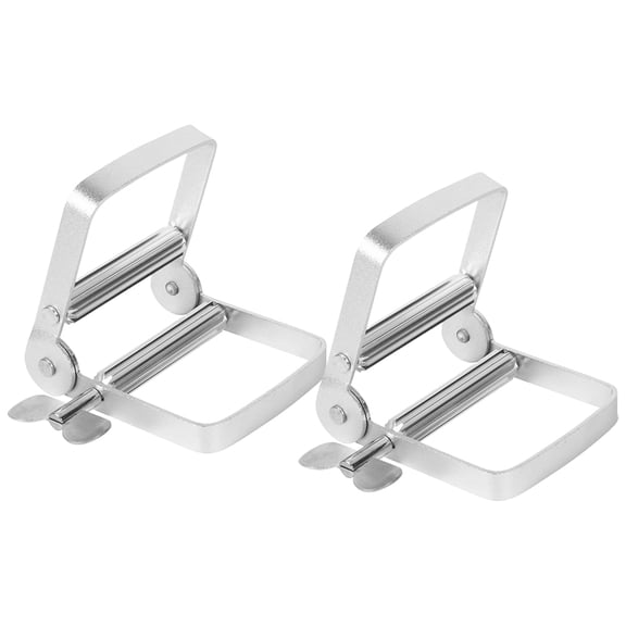 Luxshiny 2Pcs Aluminum Toothpaste Tube Squeezer Manual Roller for Hair Dye Lotion and Ointments