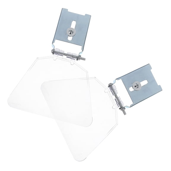 Luxshiny 2-Pack Clear Plastic Bench Guard Replacement for Industrial Grinding Safety and