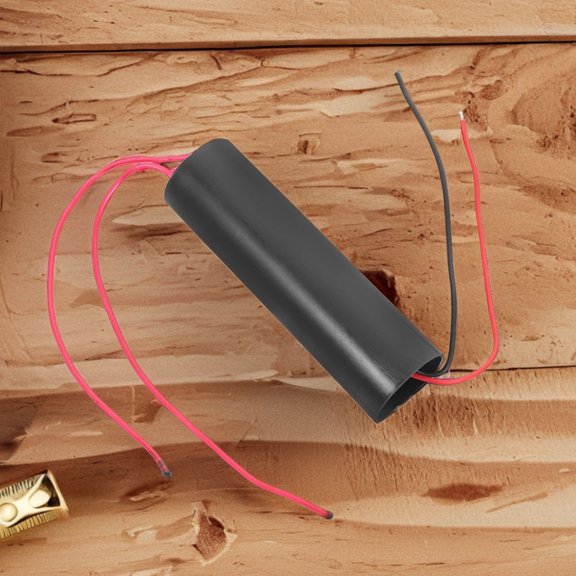 Luxshiny 2Pcs Black Voltage Booster Module High Voltage Converter for Reliable Electronic Circuit Use