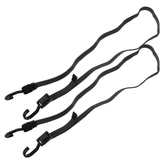 Luxshiny 2Pcs Boat Buckles Retractable Tie Downs Elastic Bungee Straps for Bike and Cargo Fixing