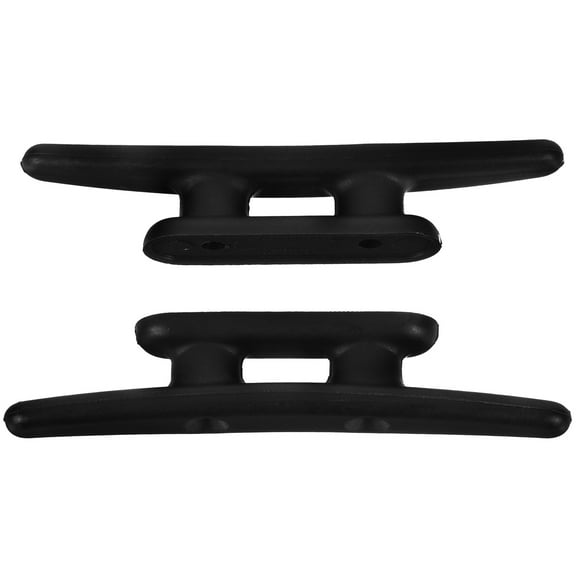 Luxshiny 2Pcs Boat Dock Cleats Nylon Rope Cleats for Mooring and Tying with Two Hole Installation