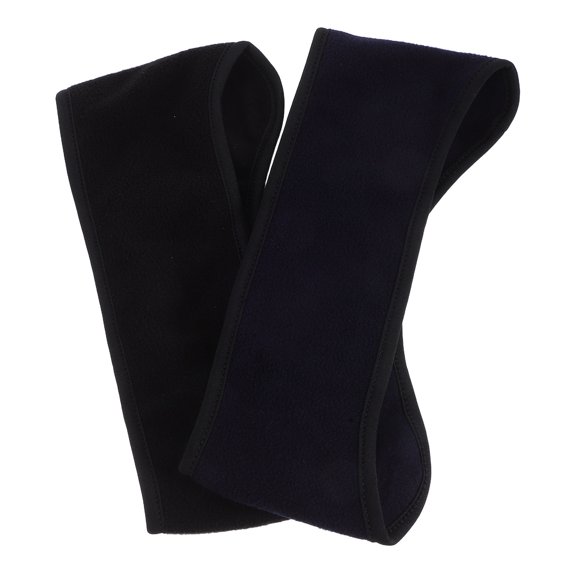 Luxshiny 2Pcs Breathable Fleece Headband with Ear Covers for Cold Weather Outdoor Sports Activity