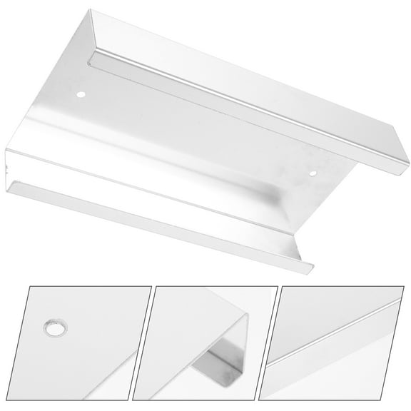 Luxshiny 2Pcs Easy Install White Jar Rack for Kitchen Cabinet Storage Organizer