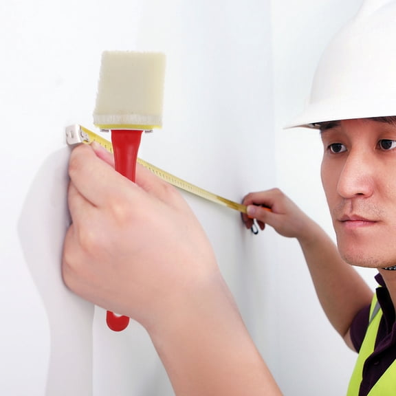 Luxshiny 2Pcs Ceiling Painting Brush for Home Painting Supplies Multi Nylon Triangle Edge Tool