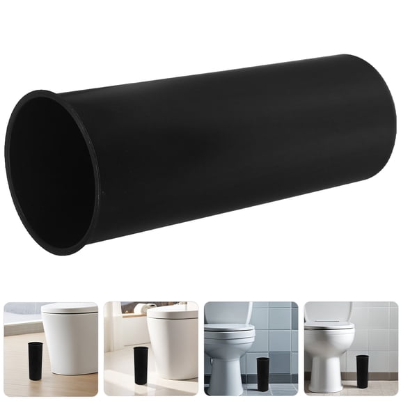 Luxshiny 2-Pack Black Round Cleaning Brush Holders for Bathroom Cup Storage and Organization