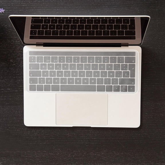 Luxshiny 2Pcs Clear Silicone Keyboard Cover Protective Film for Laptop Keyboard Accessories