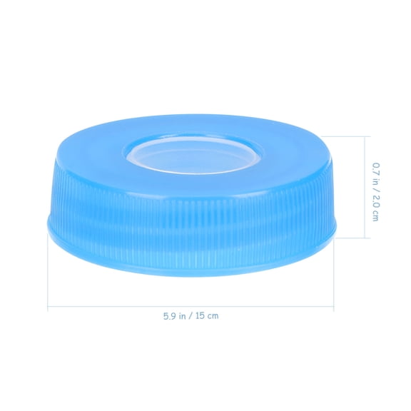 Luxshiny 2-Pack Jug Caps with Seal for Water Storage Containers and Bottles