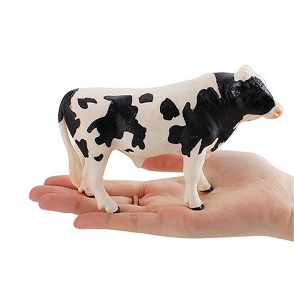 Luxshiny Set of 2 Cow Figurines in Assorted Colors, Resin Garden Decor for Collectors and Animal Enthusiasts