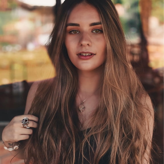 Luxshiny 2Pcs Creative Flip Open Cover Ring Watch Elastic Strap Black Vintage Punk Style