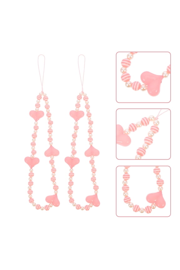 2Pcs Cute Lanyards for Key Chain and Wallet Hand Lanyard 9.04X0.90X0.39in