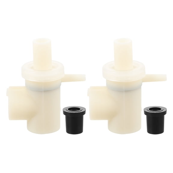 Luxshiny 2Pcs Easy Install White Wall Mounted Soaps Dispenser Pump Replacement for Showers and Kitchens