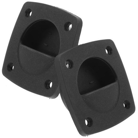 Luxshiny Marine Hatch Pull Handle Black PP Flush Design for Boat Doors