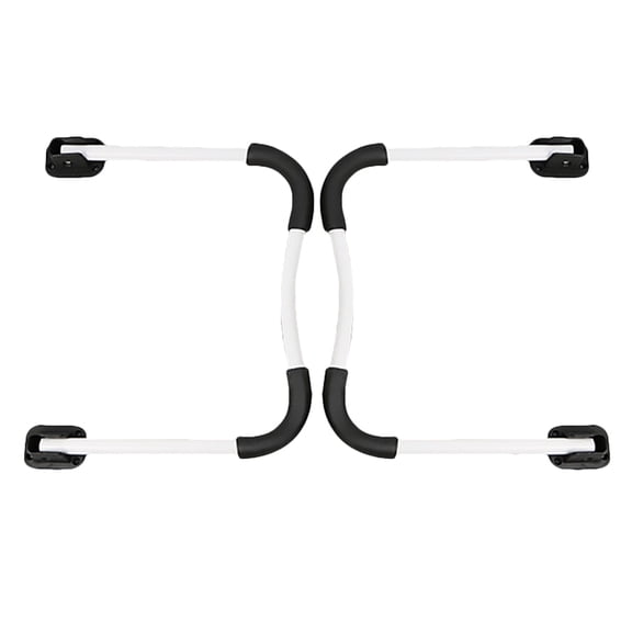 Luxshiny Folding Table Legs Iron Assorted Color Durable for Sofa Bed Desks 2Pcs