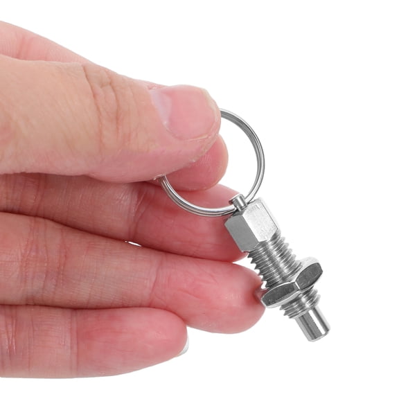 Luxshiny 2-Pack Heavy Duty Stainless Steel Spring Knob Pull Pins for Trailer Gates, Welding Latch Repair and Replacement