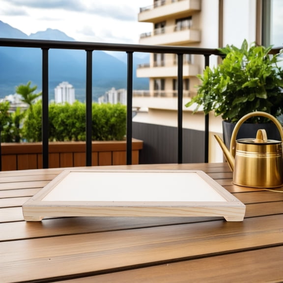 Luxshiny 2Pcs Herb Drying Rack Hanging Mesh Net Stackable Wooden Frame for Drying Herbs and Plants