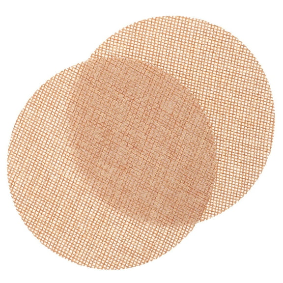 Luxshiny 2Pcs Khaki Fabric Light Diffuser Sheets Fire Resistant Lamp Shade Diffusers for Spotlights and Pendant Lights