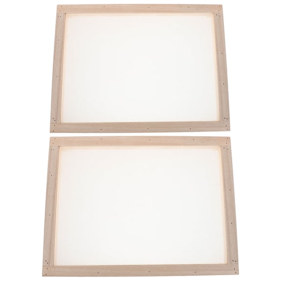 Luxshiny 2-Pack Stackable Kitchen Herb Drying Rack with Removable Mesh Trays for Even Airflow Drying, Beige