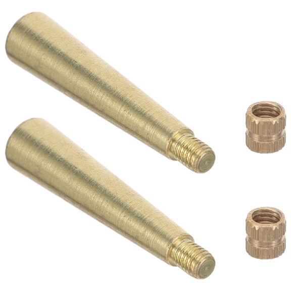 Luxshiny 2-Pack Copper Frame Standoff Kit with Screws for Minimalist Desktop and Wall Photo Display Mounting