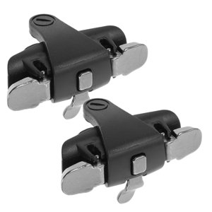 Luxshiny 2Pcs Controlador de Gamepad Portátil para Juegos Móviles con Diseño Ergonómico y Compatibilidad Universal Negro