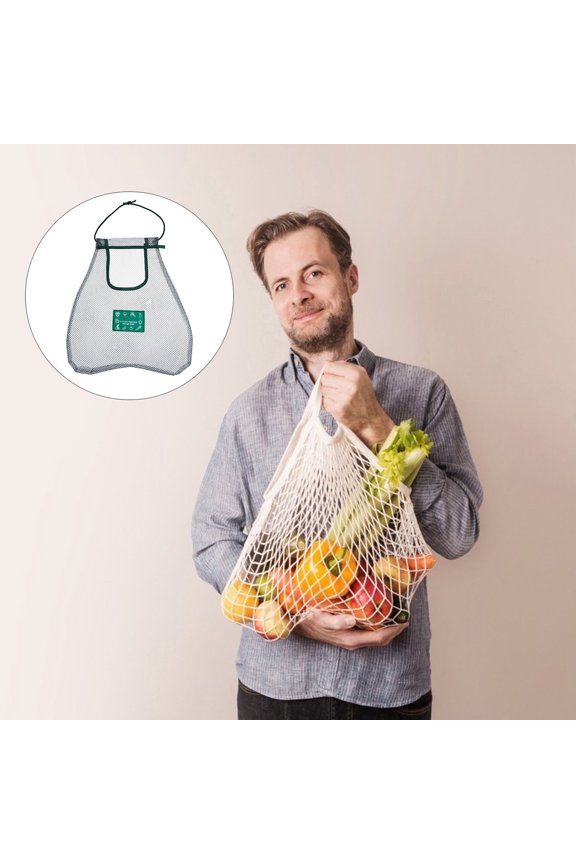 2-Pack Green Storage Bags with Tear-Resistant Premium Dacron Mesh Material for Practical Use