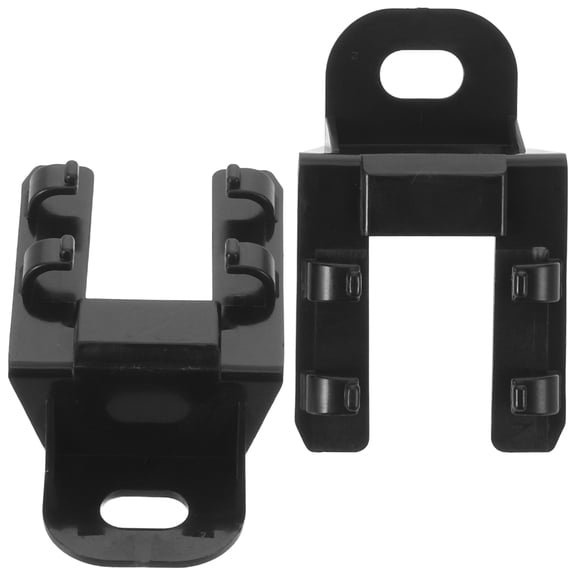 Luxshiny 2Pcs Parking Assist Sensor Retainer Black Plastic Bracket Holder for Car Bumper Sensor