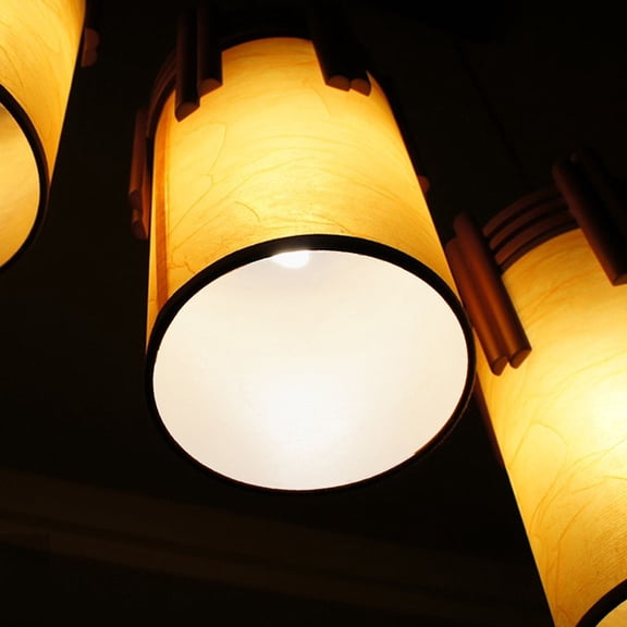 Luxshiny 2Pcs Pendant Light Shade Diffuser White Acrylic Panel for Even Light Distribution At Home