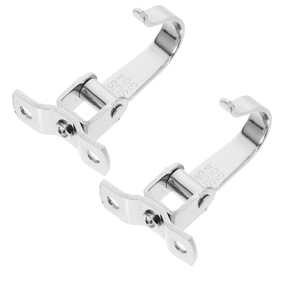 Luxshiny 2Pcs Plated Silver Ceiling Mount Brackets for Ceiling Fans Planters and Bird Feeders