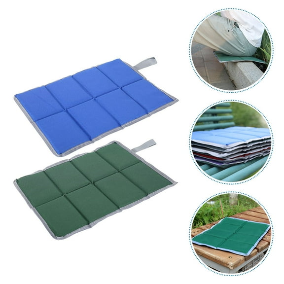 Luxshiny 2Pcs Assorted Color Chair Cushions for Outdoor Seating and Dining