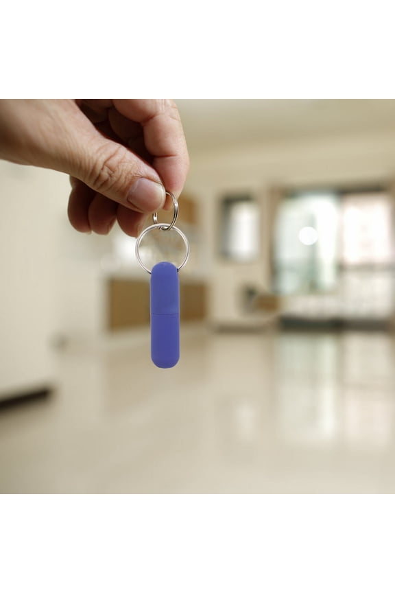 2Pcs Metal Cigar Punch Cutter Keychain Elegant Design Portable Accessory