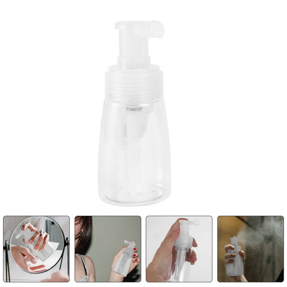 Luxshiny 2Pcs Powder Dispenser Bottle Multi Colored Leak Proof Transparent Viewing for Home Use