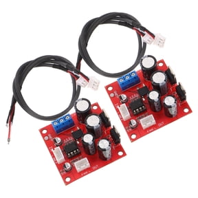 Luxshiny 2Pcs Red Tube Phono Preamplifier for Turntable with Advanced Noise Control and Analog Sound