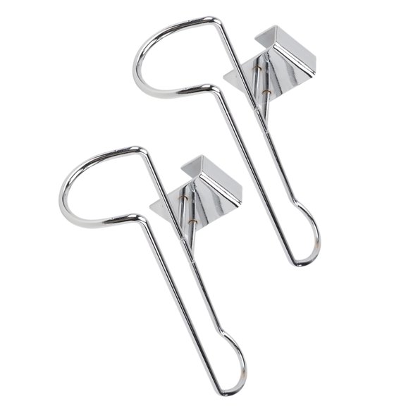 Luxshiny 2Pcs Silver Roller Skates Holder Wall Mount Bracket for Durable Skate Storage