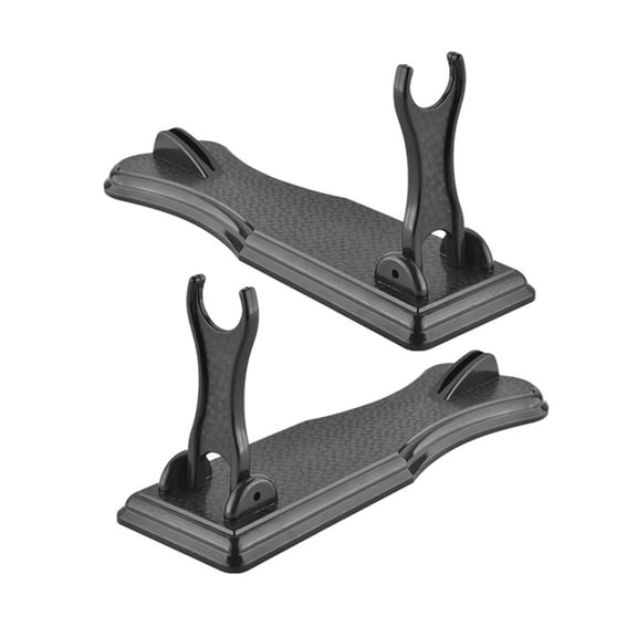 Luxshiny 2Pcs Single Cutter Storage Racks Black Plastic Knives Holders Vertical Kitchen Gadgets