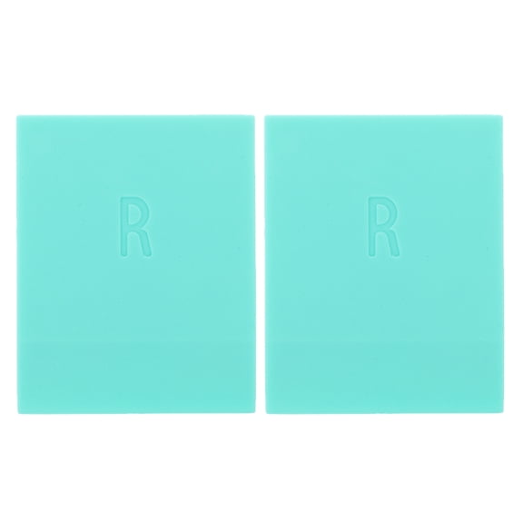 Luxshiny 2Pcs Sky Blue Screen Printing Squeegee Set Wear Resistant Ink Scraper Tool for Precise Printing