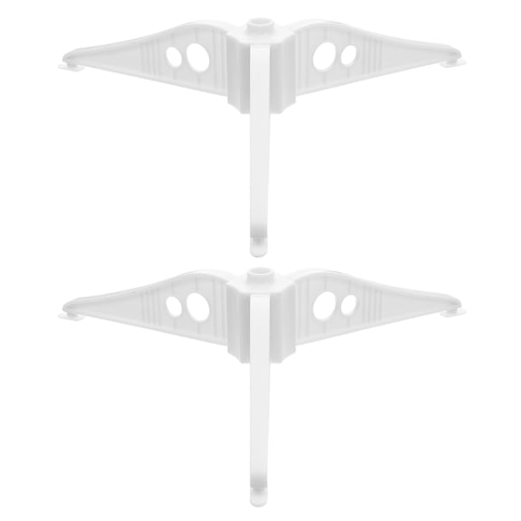 Luxshiny 2-Pack Small Artificial Tree Stand with White Sturdy Base for Indoor Holiday Decorations and Celebrations