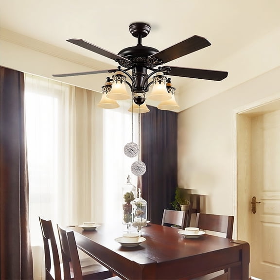 Luxshiny 2Pcs Decorative Beaded Chain Pull Extension for Ceiling Light Fan and Lamp Accessories