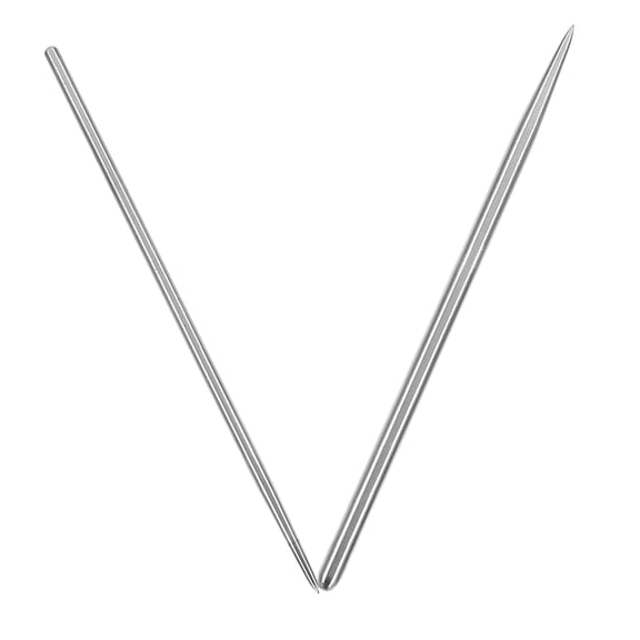 Luxshiny 2Pcs Stainless Steel Clay Sculpting Tools with Transparent Handles for DIY Clay Carving and Shaping